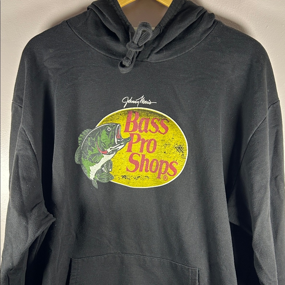 Bass Pro Shops Black Hoodie with Logo